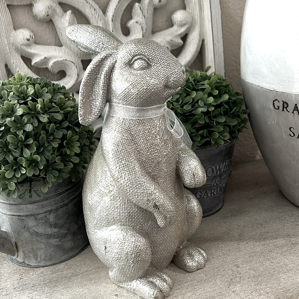 New Shabby Chic Cottage standing bunny rabbit